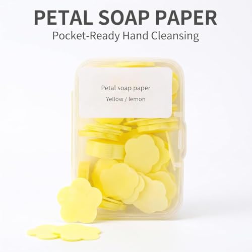 Portable Paper Soap Sheets - 4 Scented Boxes with 400 Sheets