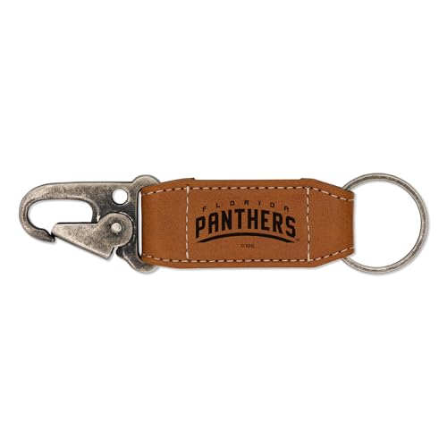 NHL Hockey Laser Engraved Carabiner Keychain - Florida Panthers