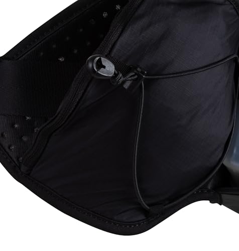 Hydration Belt with Essential Bottle Pack - 2.0 Pitch Black, Universal Waist 28-40"