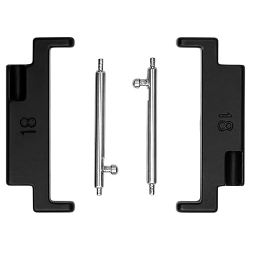 Universal Stainless Steel Smartwatch Band Adapter - 18mm, 20mm, 22mm