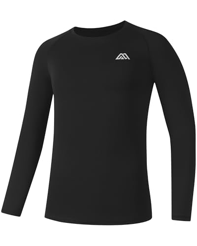 Boys' Long Sleeve Compression Shirt - Large, Black