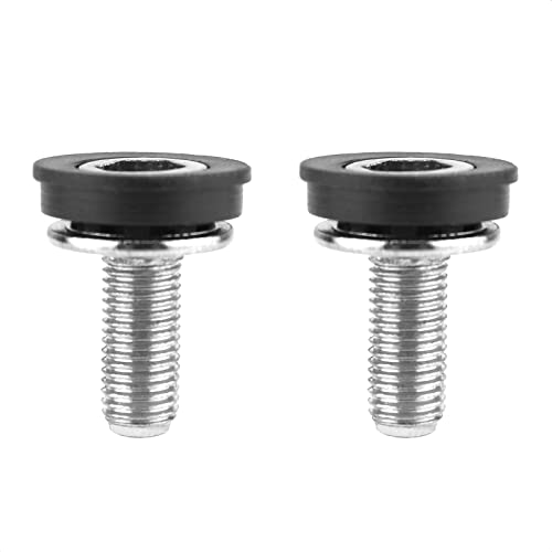 8mm Bike Hex Crank Arm Fixing Bolt Screw Set with Caps