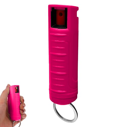 Hardshell Pepper Spray - 12ft Range, Max Strength, UV Dye, Anti-Leak