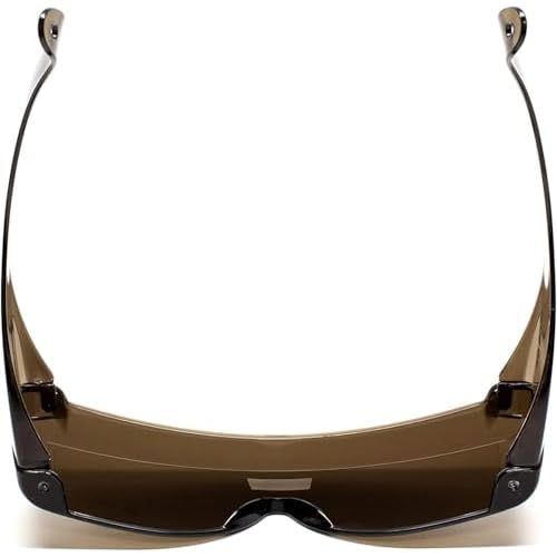 Calabria 3000 Fit Over Safety Glasses Fitover Eyewear Copper Green Smoke 3 Pack Men Women Wrap Around Anti Fog Scratch Glare