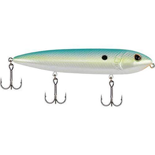 Berkley J-Walker 120 Topwater Fishing Lure, Bone, 2/3 oz, | 120mm, Tail Weighted Design Tuned for Casting Distance, Equipped with Fusion19 Hook