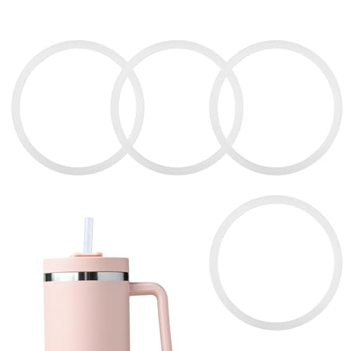 4-Pack Replacement Lid Gaskets for Stanley 40oz Tumbler - Silicone