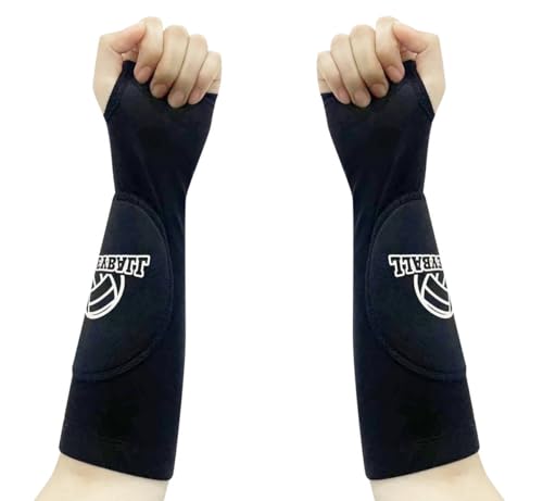 Volleyball Arm Sleeves for Kids & Adults - Small Black