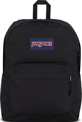 Durable Lightweight Backpack with Organizer Pocket - Black