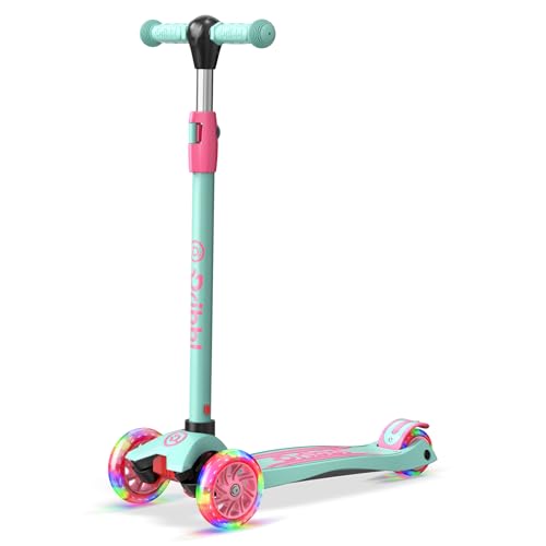 3-Wheel Kids Scooter with Adjustable Handlebar - Candy