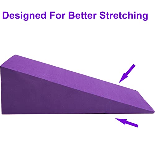Yoga Foam Wedge Set - 13" EVA Slant Board for Stretching & Strength