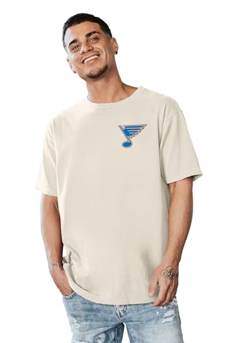 St. Louis Blues NHL Unisex T-Shirt Ivory Medium Officially Licensed
