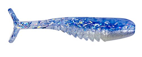 Crappie Fishing Lures - Bobby Garland Slab Hunt'R 2.25" Blue Ice, Pack of 10