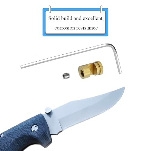 Thumb Stud Replacement for Buck 110 & Gerber Gator - Gold, 2 Sets