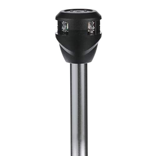 Attwood 14-Inch Bi-Color Marine Navigation Light - USCG Certified, Angled LED Boat Light