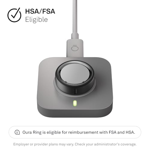 Oura Ring 4 Charger - Size 8 USB-C Charging Dock & Cable