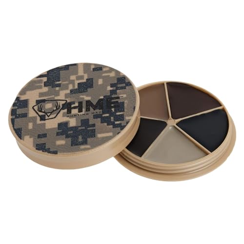 Camo Face Paint Kit with Mirror - Long-Lasting Concealment Makeup - 5 Colors