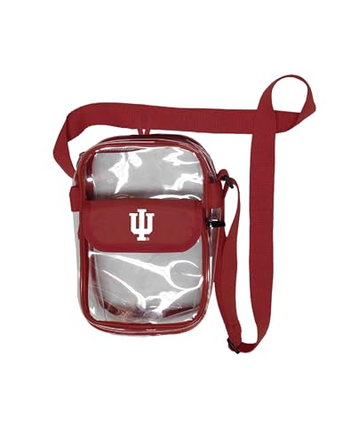 10-Inch Transparent Crossbody Bag - Hands-Free Purse - Indiana