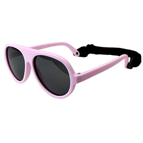 Infant Sunglasses with Straps – 0-12 Months, Pink