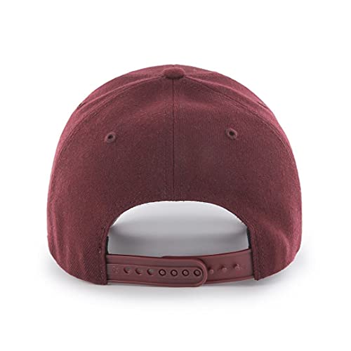 47 Brand New York Yankees MVP Snapback Cap - Dark Maroon Baseball Hat