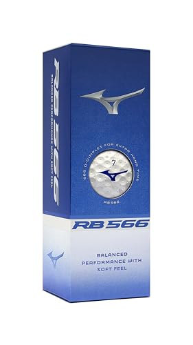 Mizuno 2024 RB 566 Golf Balls - White, 3 Dozen | High Energy Soft Feel