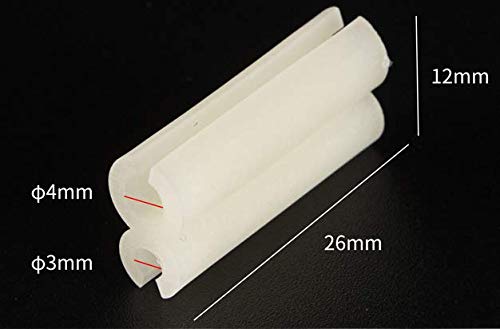 Fishing Rod Glow Stick Holder - 20 Mini Clip-On Light Sticks