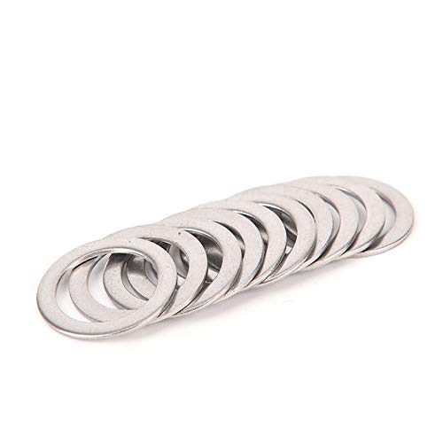 Stainless Steel Pedal Washers for 9/16" Bike Pedals - 12 Pack