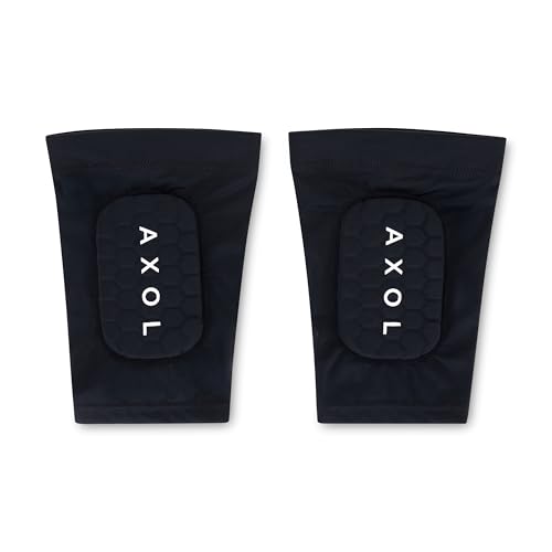 Adult AXOL Built-in Sleeve Gel Shin Guards for Impact Protection