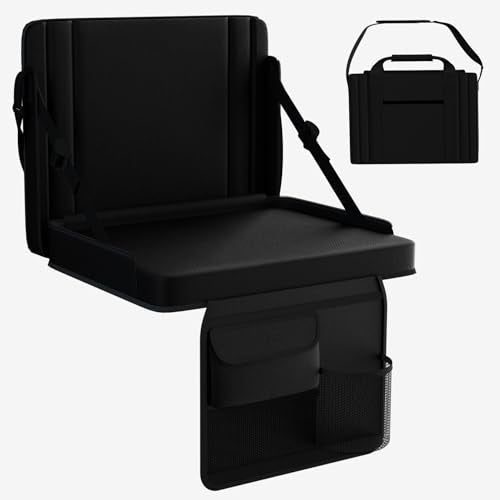 Adjustable Stadium Seat with Back Support & Cushion - Portable Bleacher Chair