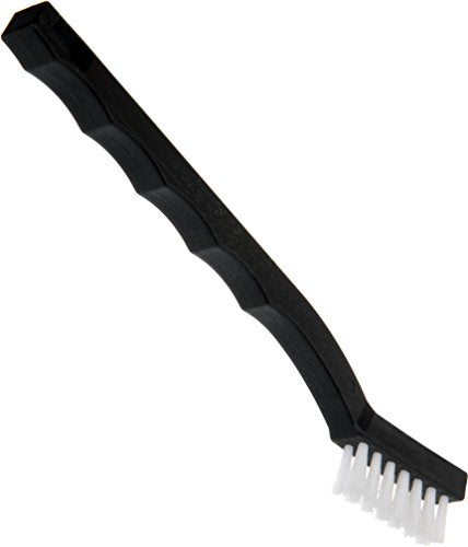 7-Inch Utility Detail Cleaning Brush with Durable Nylon Bristles - Black