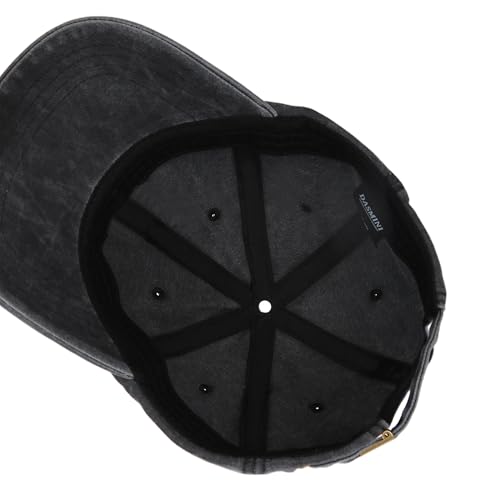 Unisex Soft Cotton Dad Hat Baseball Cap - Black