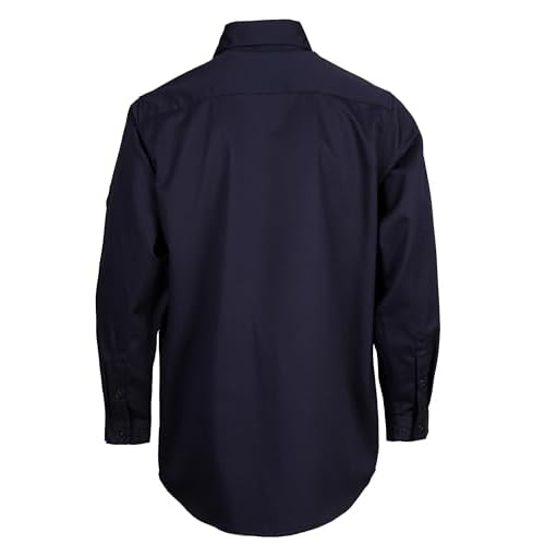 BOCOMAL FR Shirts Flame Resistant 100% C NFPA2112 7.5oz Men's Fire Retardant Welding Shirt