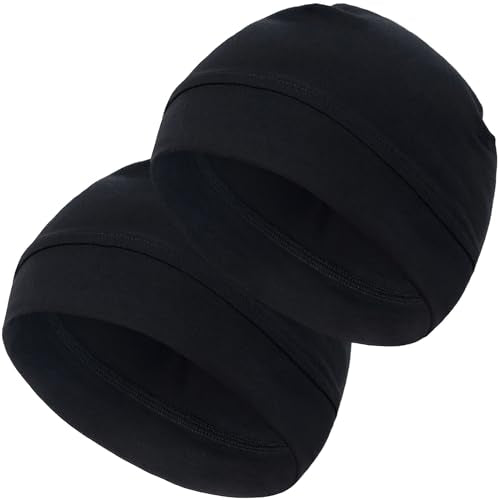 Lightweight Cotton Skull Cap Beanie for Men & Women - Set P
