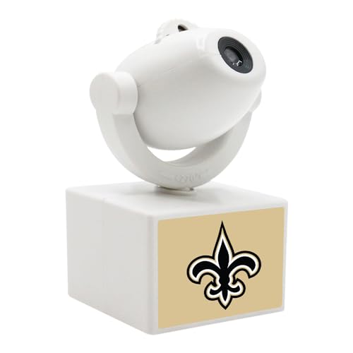 New Orleans Saints LED Mini Spotlight Projector - Adjustable & Rechargeable
