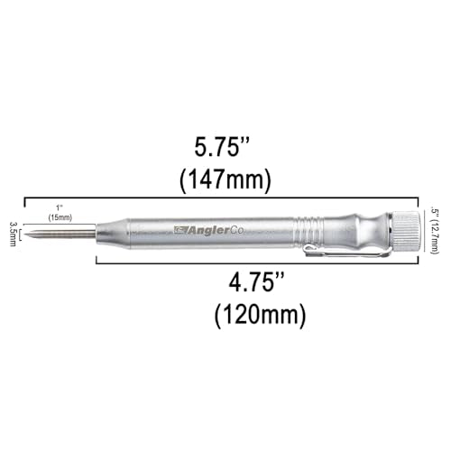 AnglerCo Retractable Fish Venting Tool with Pocket Clip – Barotrauma Release