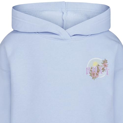 Roxy Girls' Windsurfer Bloom Graphic Fleece Hoodie Pullover - Kids' Casual Sweatshirt