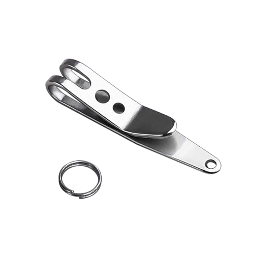 Stainless Steel Deep Carry Pocket Clip - 2 Pack Multi-Purpose EDC