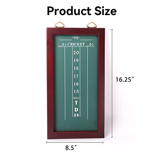 Chalk Dart Scoreboard for Cricket & 01 Games - Standard Size