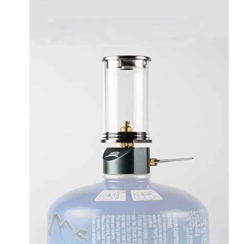 Outdoor Camping Lamp Lantern Windproof Gas Candle Lamp Tent Lantern Light for Backpacking Camping Hiking Fishing