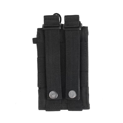 Tactical Molle Radio Holster Pouch - Black 1 Pack