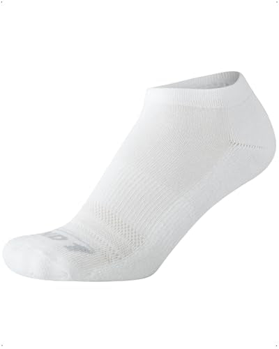 Boys Low Cut Cushioned Athletic No Show Socks - 8 Pack White