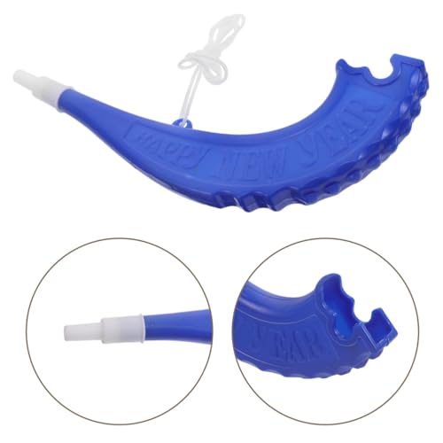Portable Plastic Stadium Horn Noisemakers - 6 Pack, 8.66 Inch
