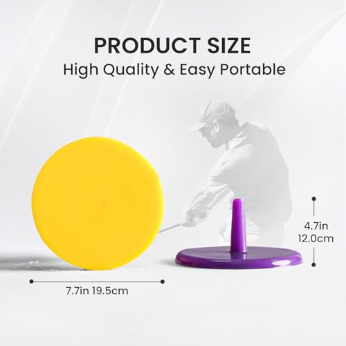Durable Plastic Golf Ball Markers - Multicolor 60 Pack