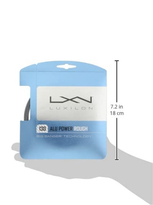 Luxilon Alu Power 115 Silver Tennis String, Natural, One Size