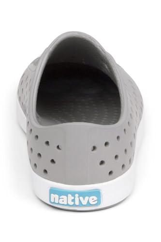 Native Shoes Jefferson Sneakers for Kids, 4 Toddler Pigeon Grey / Shell White
