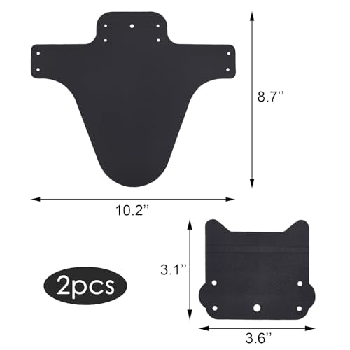 Mountain Bike Fenders - 2 PCS Front & Rear Mudguards