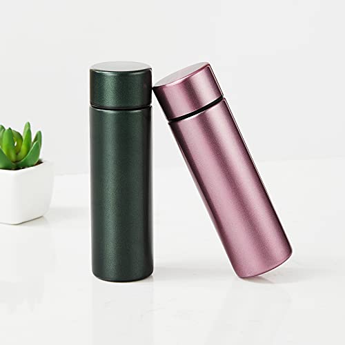 Pink 5oz Insulated Stainless Steel Thermos Water Bottle - Keeps Cold 12h Hot 6h, Portable & Leak-Proof