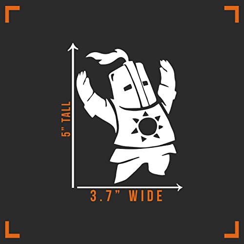 Dark Souls Praise The Sun Vinyl Sticker - 3" x 5" Decal