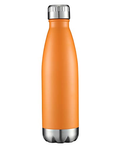 HASLE OUTFITTERS 17oz Vacuum Insulated Stainless Steel Water Bottle – Orange