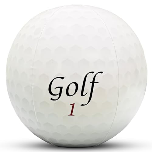 Giant 18-Inch Inflatable Golf Ball - Beach Party Decoration