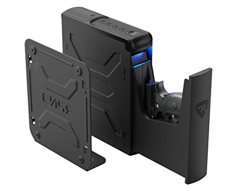Biometric Bedside Gun Safe for Handgun - Quick Access Pistol Storage